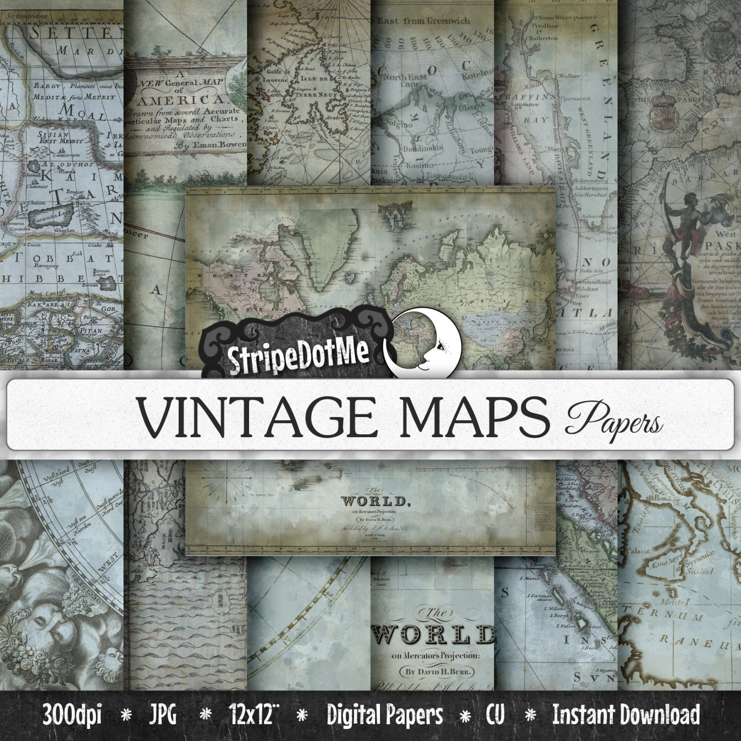 Vintage Maps Digital Paper Pack Europe Asia Africa America Old World Antique Maps Vintage Maps Digital Paper Pack Europe Asia Africa America Old World Antique Maps