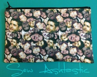 Supernatural Inspired Cosmetic Bag (Many Faces)