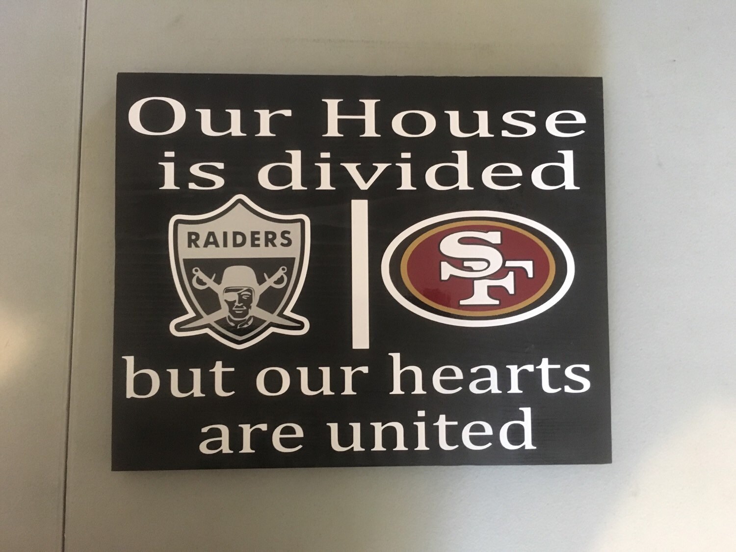 Our House Is Divided But Our Hearts Are United. Customizable