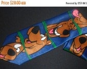 TIES ON SALE vintage Scooby Doo Tie Dog Cartoon Network Hanna Barbera Polyester Men Novelty Dog Animated Necktie Show Movie Neckwear Mystery