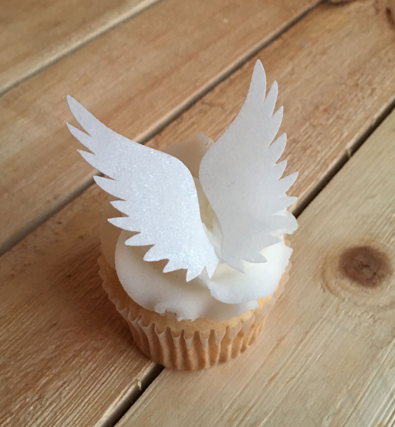 Angel Wings Angel Thin Edible Paper Cupcake Toppers Cake