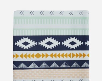 Changing Pad Cover Boy, Baby Boy Nursery, Aztec Baby Bedding