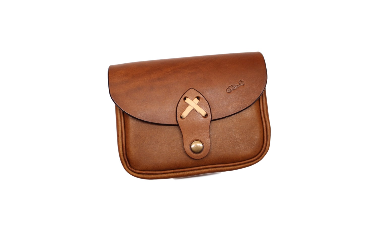 Leather belt pouch bushcraft leather pouch