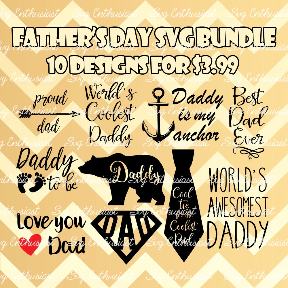 10 father's day SVG cut files Dad SVG files Father svg