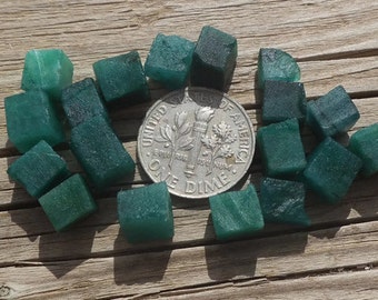 Raw emerald, rough emerald, may birthstone, emerald green, rocks, minerals, gems, pagan, shaman, stones, crystal emerald cubes, raw crystals