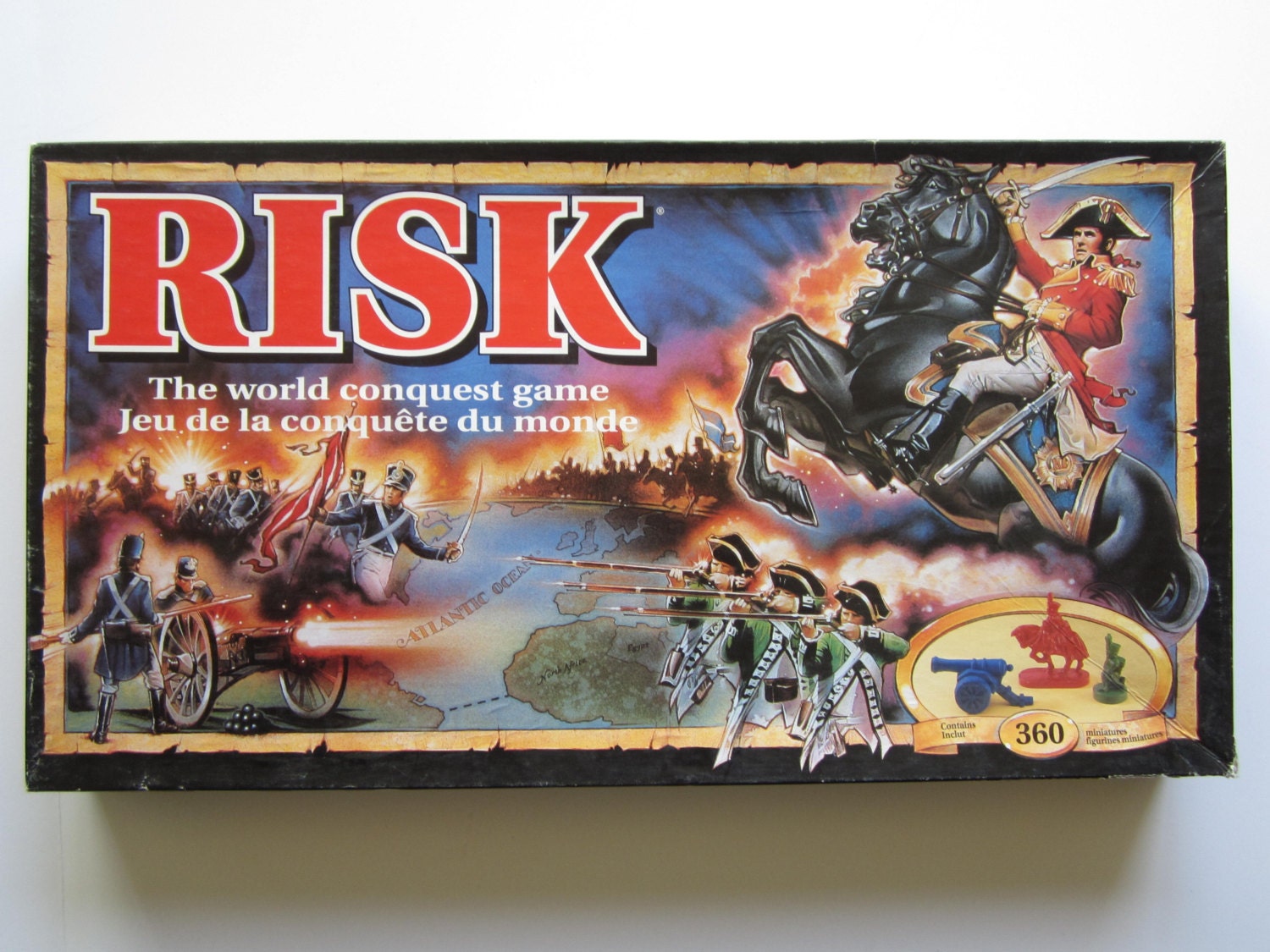 Vintage 1993 Risk : The World Conquest Game War Board Game