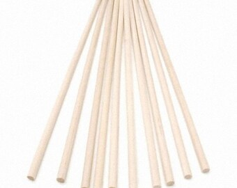 0.25" x 12" Dowel Rods Wooden Cake Decorating Lot of 12 50 100 250 500 1000 Cake Tiered Crafts