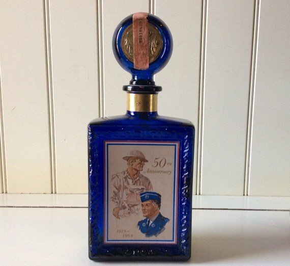 American Legion 50th Anniversary Decanter/ Commemorative