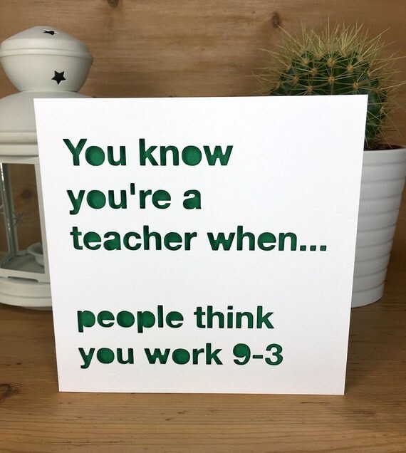 Funny Teacher Card best tutor teacher greetings card
