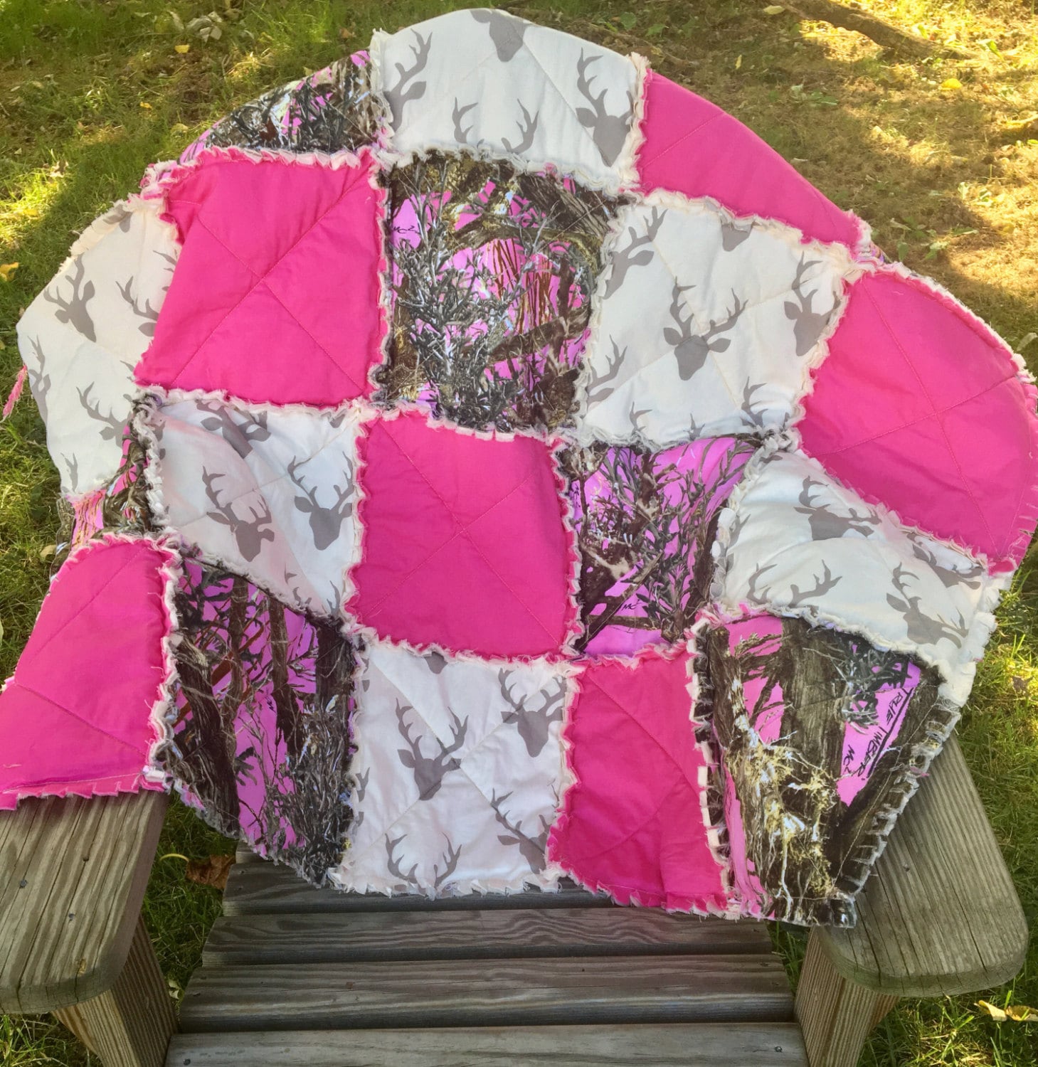 Baby Girl Pink Camo quilt girl camoBlanket pink camo baby