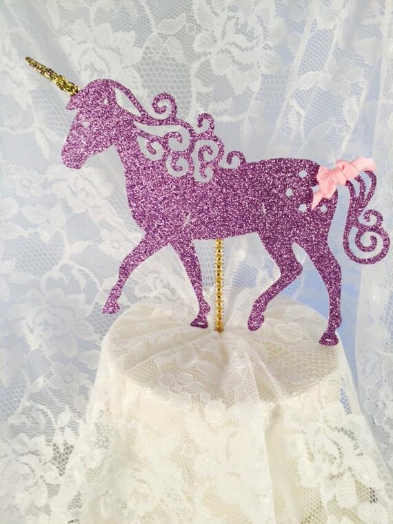 unicorn cake topper unicorn party decorations unicorn