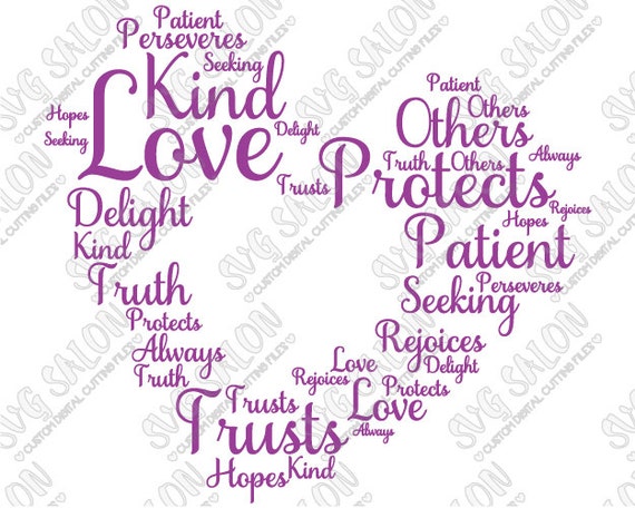 Free Free 124 Love Is Patient Svg Free SVG PNG EPS DXF File