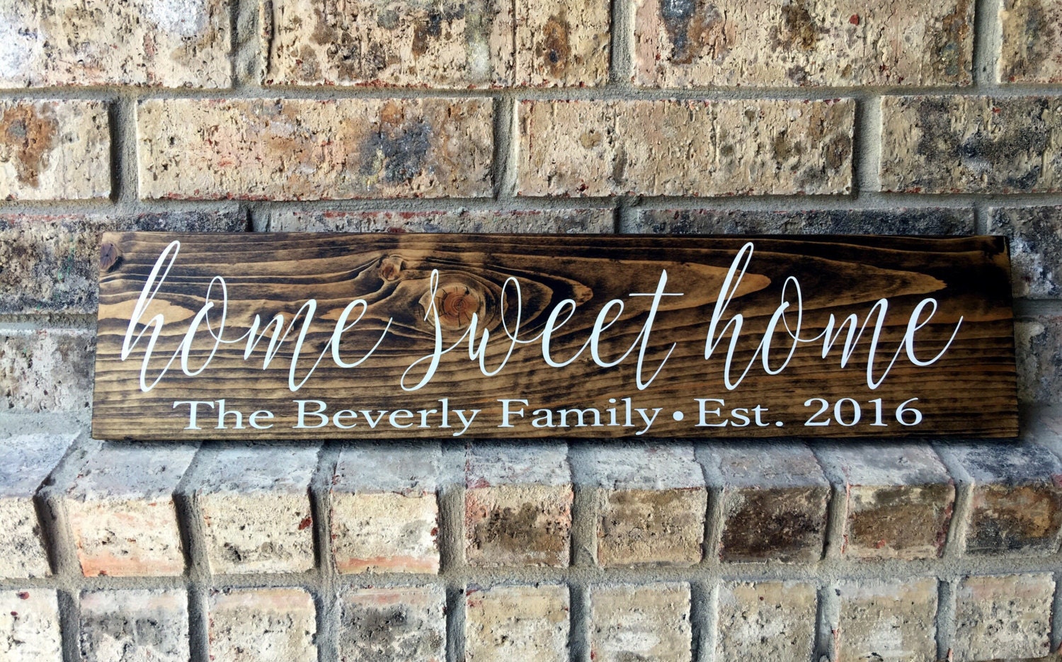 Download Home Sweet Home Family Name Signs custom by TheWoodGrainHome