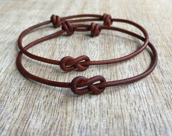 Simple Bracelet, Couple Bracelets, His and her Bracelet, Couples Jewelry, His and Hers Gifts, Infinity Couple Bracelet, Minimalist LC001118