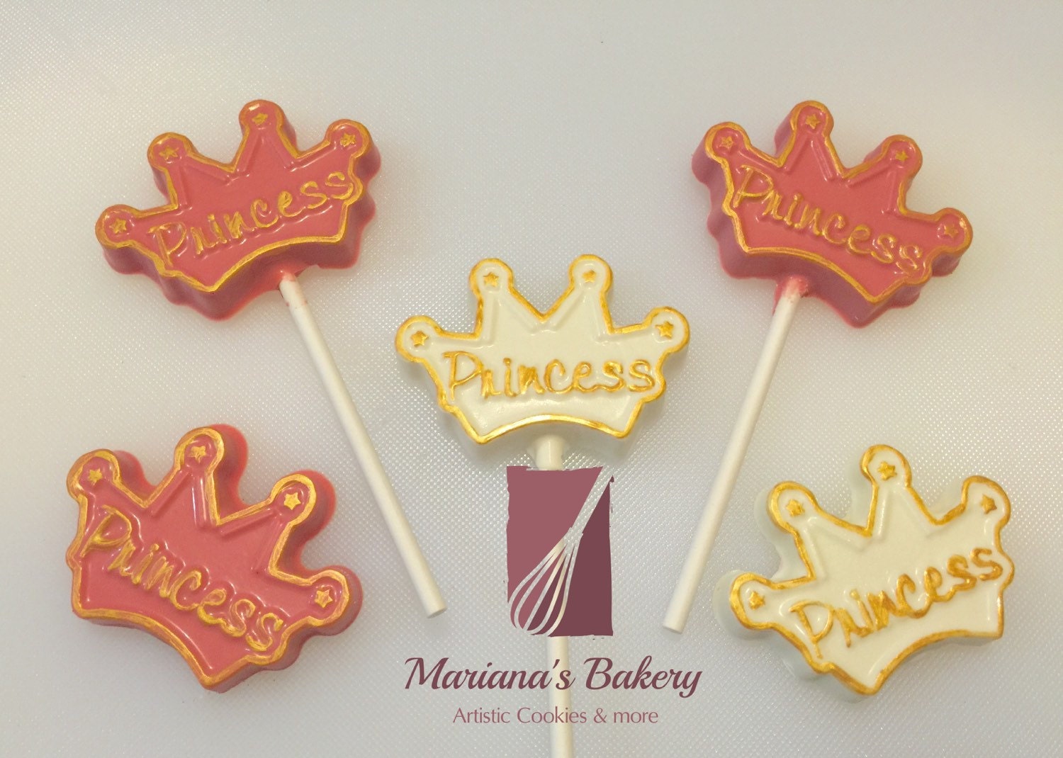 Princess Crown candy melt chocolate favors by MarianasBakery