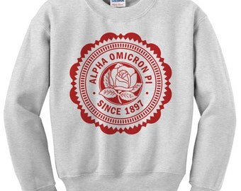 Alpha Omicron Pi Seal Crewneck