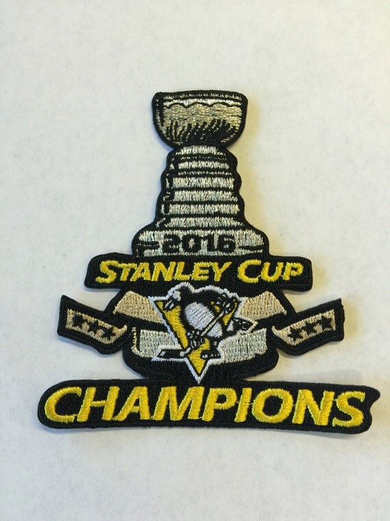 2016 Pittsburgh Penguins Stanley Cup Champions Iron-On Patch