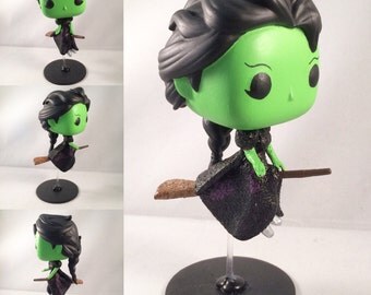 ON SALE! Flying Elphaba Custom Funko Pop | Custom Funko Pop / Wicked Witch / Gifts for Her / Gifts for Him / Broadway / Wicked