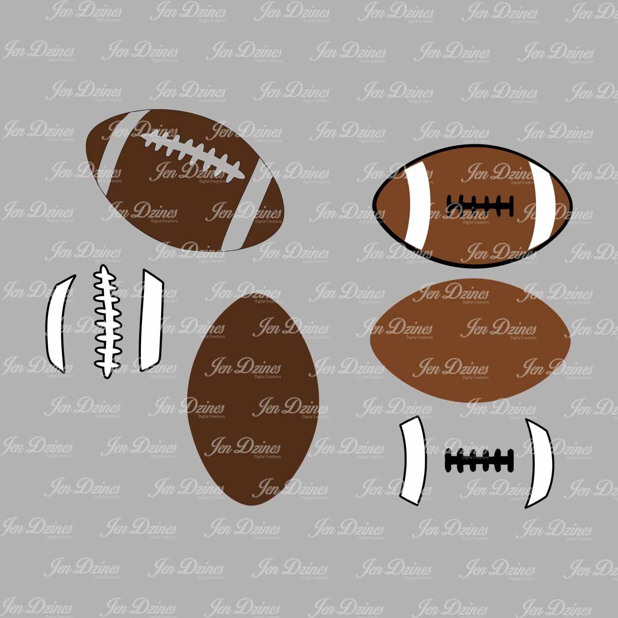 Download Football laces SVG DXF EPS, svg cutting files for Cricut ...
