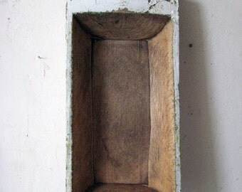 vintage wooden trough/wooden bucket/wooden bowl/utensils rustic/ rustic household items/wooden tray