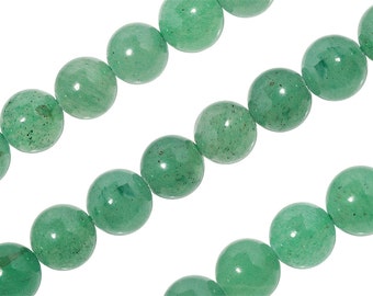15 IN Strand 4 mm Aventurine Round Smooth Gemstone Beads (AVERND0004)