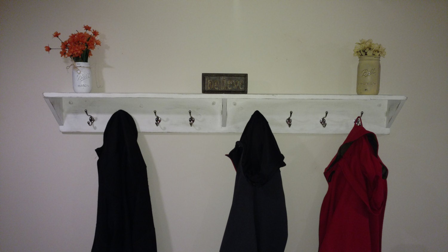 Extra Large Coat Rack Entryway Shelf Big Coat Rack Rustic