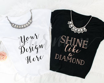 T-Shirts Mockup, T-Shirts Styled Stock Photography, Flat Lay Photography, Flat Laid Mockup, Font Designers, Apparel Shops