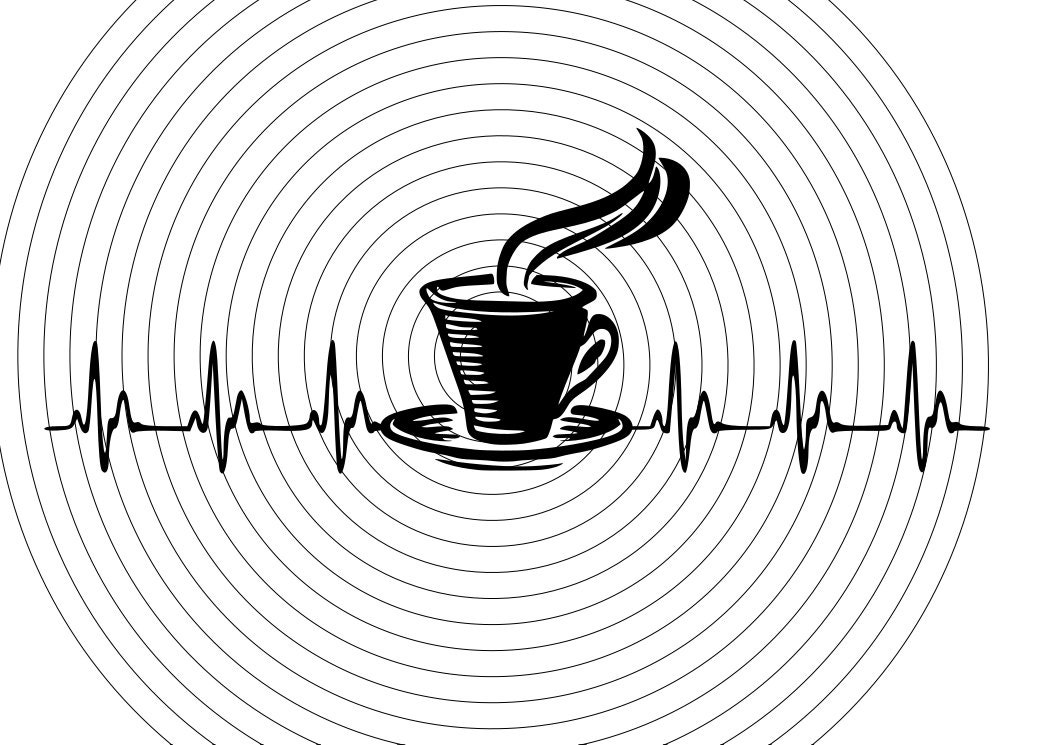 Download Coffee Heart Beat SVG PNG by DavidDesignShop on Etsy