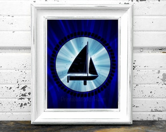 Sailboat Anatomy Print,#Sail,#Sailor,#Boat,#Ocean,#Sea,#Ship,#Cruise,#Water,#Beach,#Vacation,#DIY,#HomeDecor,#OfficeDecor,#Captain,#Blue
