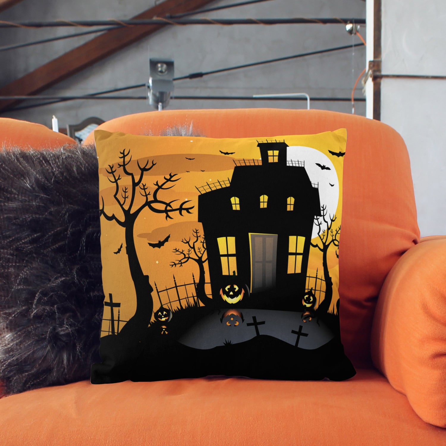 Halloween Pillow Halloween Pillow Case By Wfrancisdesign On Etsy