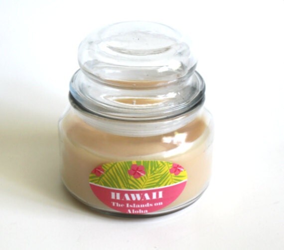 Hawaii State Scented Candle Souvenir Candle by KreationsCandle