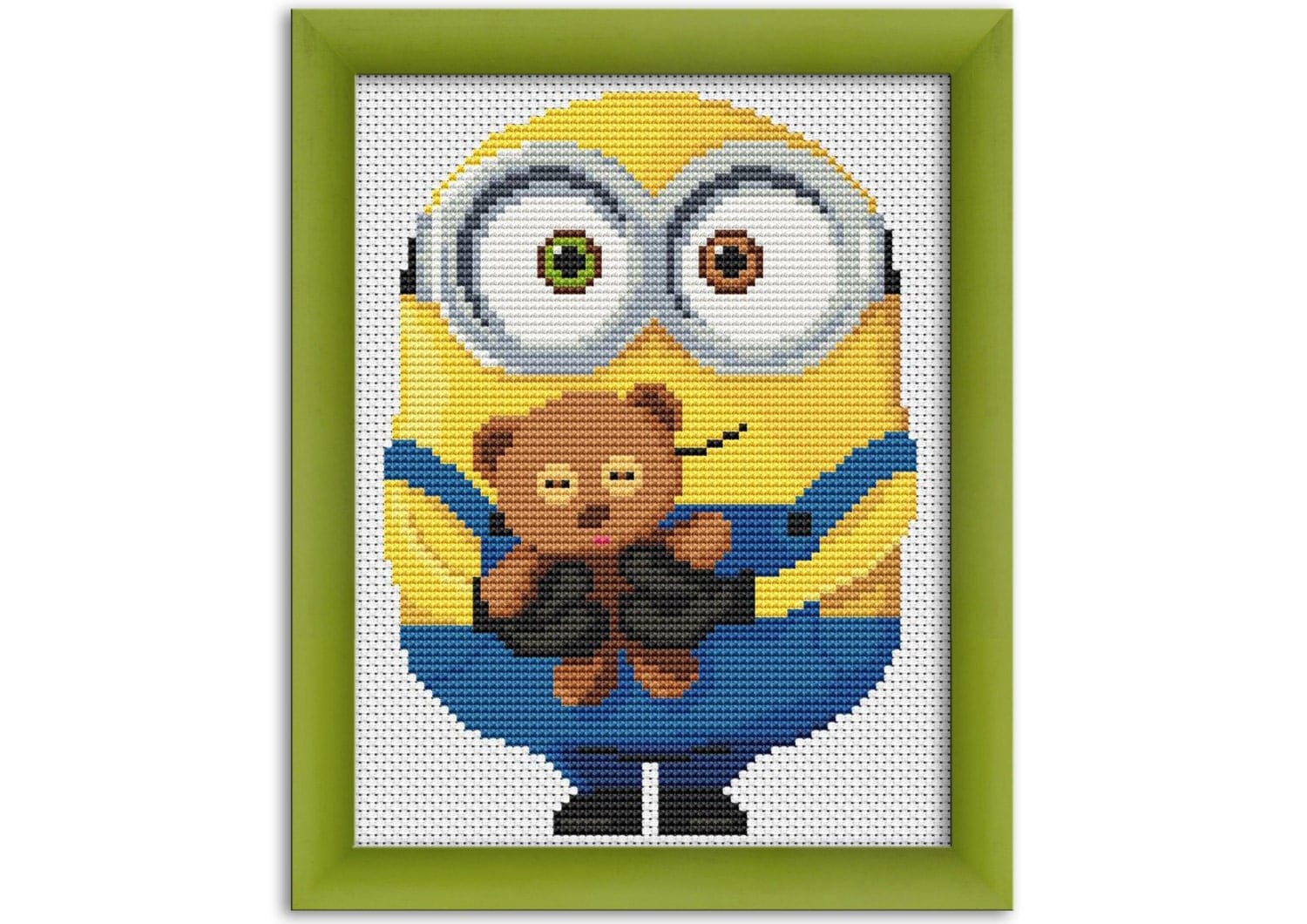 pdf-cross-stitch-pattern-minion-kevin-instant-etsy