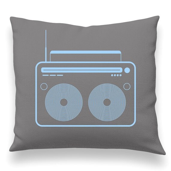 plush radio pillow