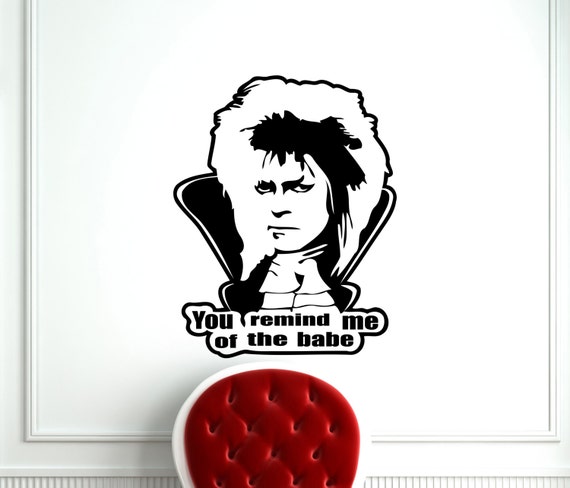 David Bowie Decal Labyrinth You Remind Me Of The Babe Music