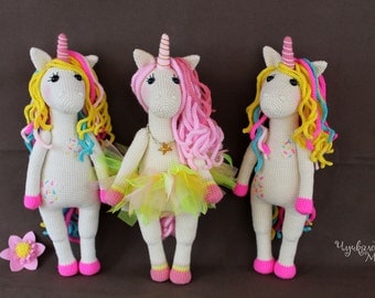 PATTERN Sweet unicorn PDF crochet toy pattern