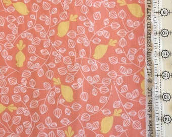 Timeless Treasures Imogen by Alice Kennedy LILY-C4253 CORAL