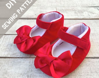 SALE PDF MARYJANE shoes pattern,baby shoe pattern,baby sewing pattern,sewing pattern baby pattern baby flats pattern,size 0-12m pdf pattern