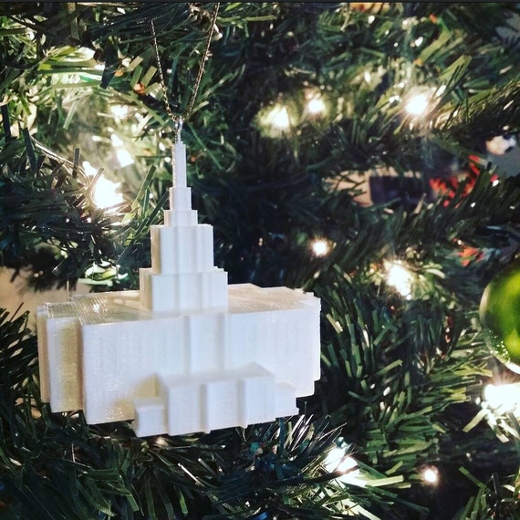 LDS Temple Ornament Christmas Ornament LDS Temple Mormon