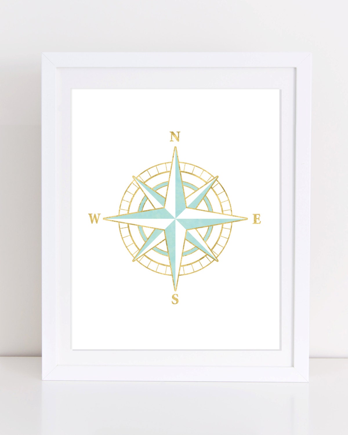 Nautical Print Compass Art INSTANT DOWNLOAD by DuneStudio on Etsy