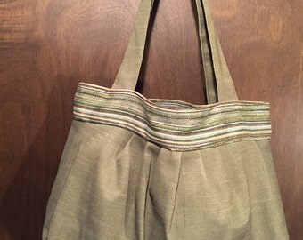Olive Green Hobo - SALE