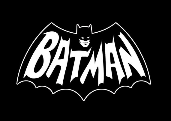 Batman Logo Vinyl Car Sticker by StickerShop77 on Etsy