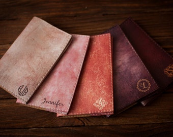 Bridesmaid gift, Passport cover, passport holder, gift for couple, personalized passport cover, leather passport cover, gift for bride, rose