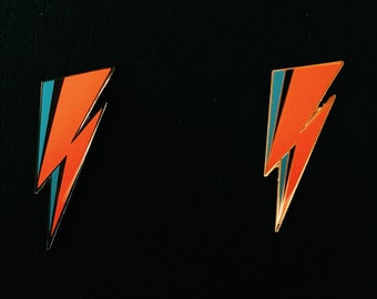 Handmade David Bowie Aladdin Sane Hard Enamel Lapel Pin