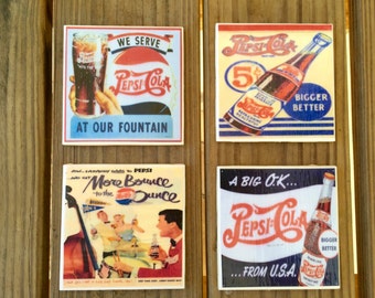 Pepsi Vintage Coasters (set of 4)