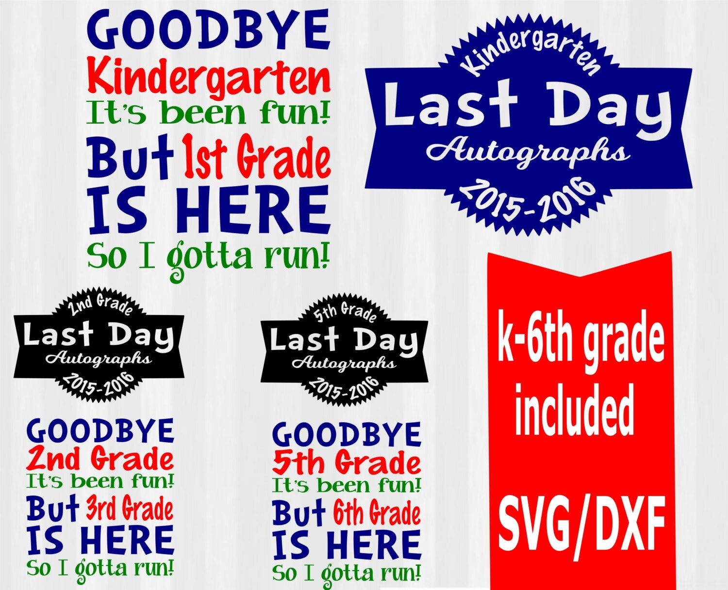 Last day of school autograph shirt svg last day by ...