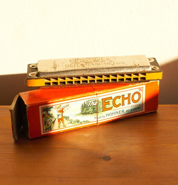 Vintage 1920s The Echo Hohner Harmonica Ireland