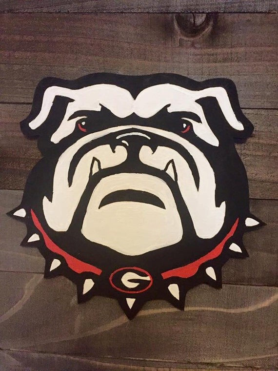 Georgia Bulldogs Dawgs rustic wood sign