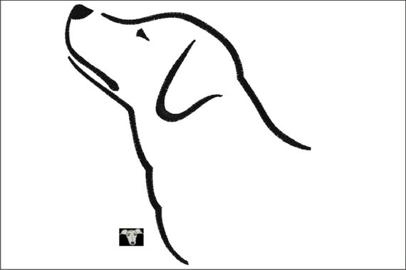 labrador dog outline designs in 5 sizes labrador dog outline designs in 5 sizes