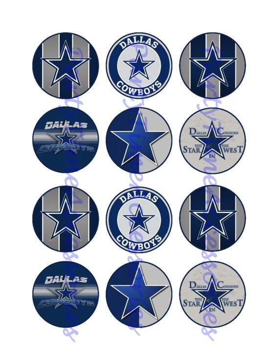 NFL Dallas Cowboys Printable DIGITAL file by PartyTimeAccessories