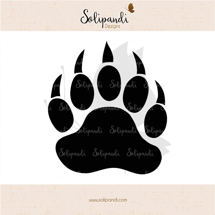 Download Bear Paw SVG Cut Files SVG and DXF Cut Files for Cricut